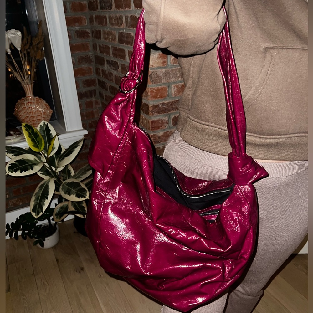 Burgundy Isabel Marant messenger bag - Picture 2 of 5